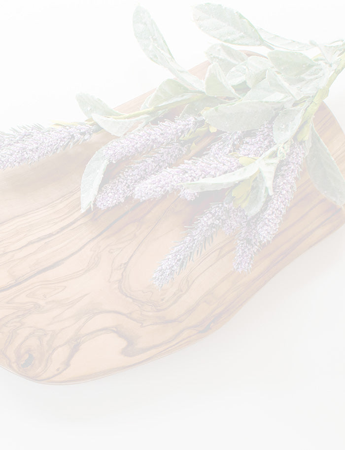 Lavender Sprigs on a wooden board mobile friendly version